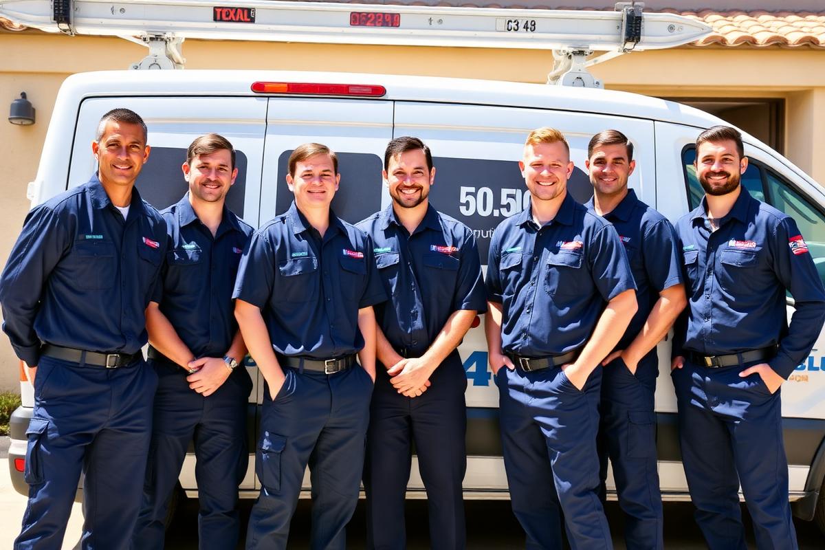 Garage Door Company Cotati team at work installing a residential garage door